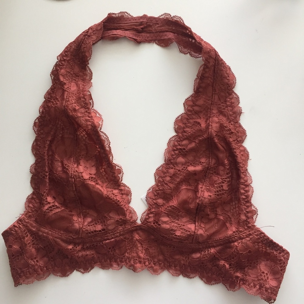 Free people XS halter neck bralette